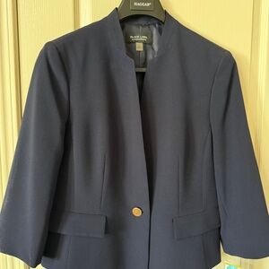 NWT Black Label by Evan Picone navy blue blazer, Women’s Size 14